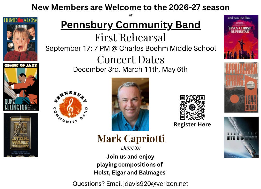 Pennsbury Community Band First Rehearsal