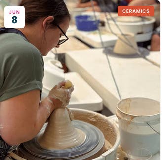 Pottery on the Wheel; All Levels