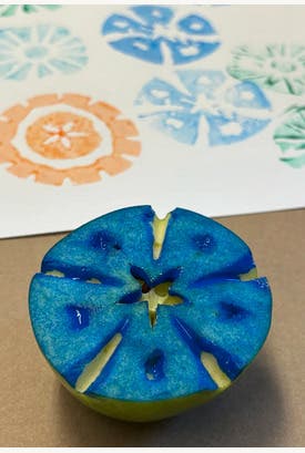 DIY Block Printed Beeswax Fabric Wraps