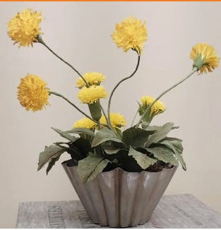 Crepe Paper Flowers: Dandelions