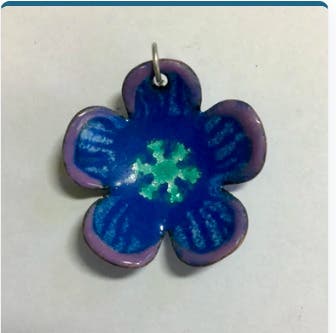 Handcrafted for the Holidays: Retro Pop Enamel Pendant