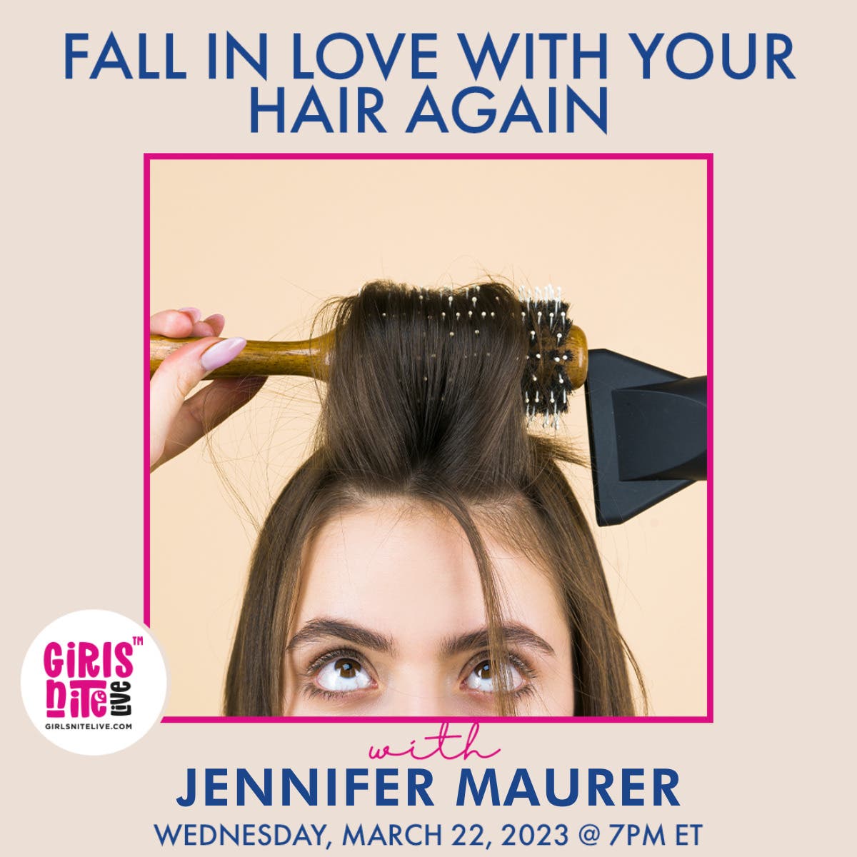 Mar 22 Fall in Love With Your Hair Again LIVE VIRTUAL