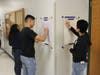 Students in Mrs. McArthur's drawing class learned about color/sound synesthesia during their first week back at school. 