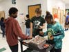 Students in Mrs. McArthur's drawing class learned about color/sound synesthesia during their first week back at school. 