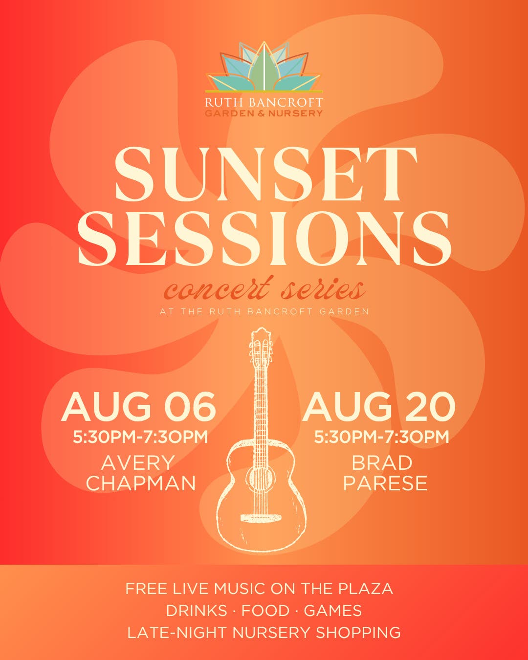 Sunset Sessions - Concert Series at the Ruth Bancroft Garden & Nursery
