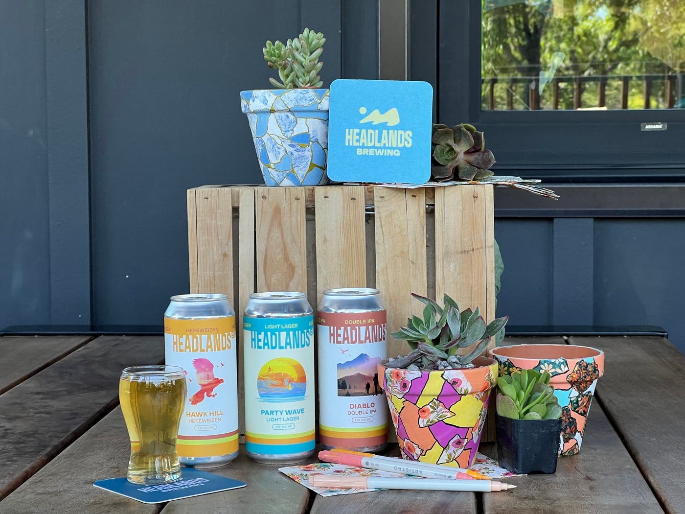 Paints, Pots & Pints at Headlands Brewing in Walnut Creek