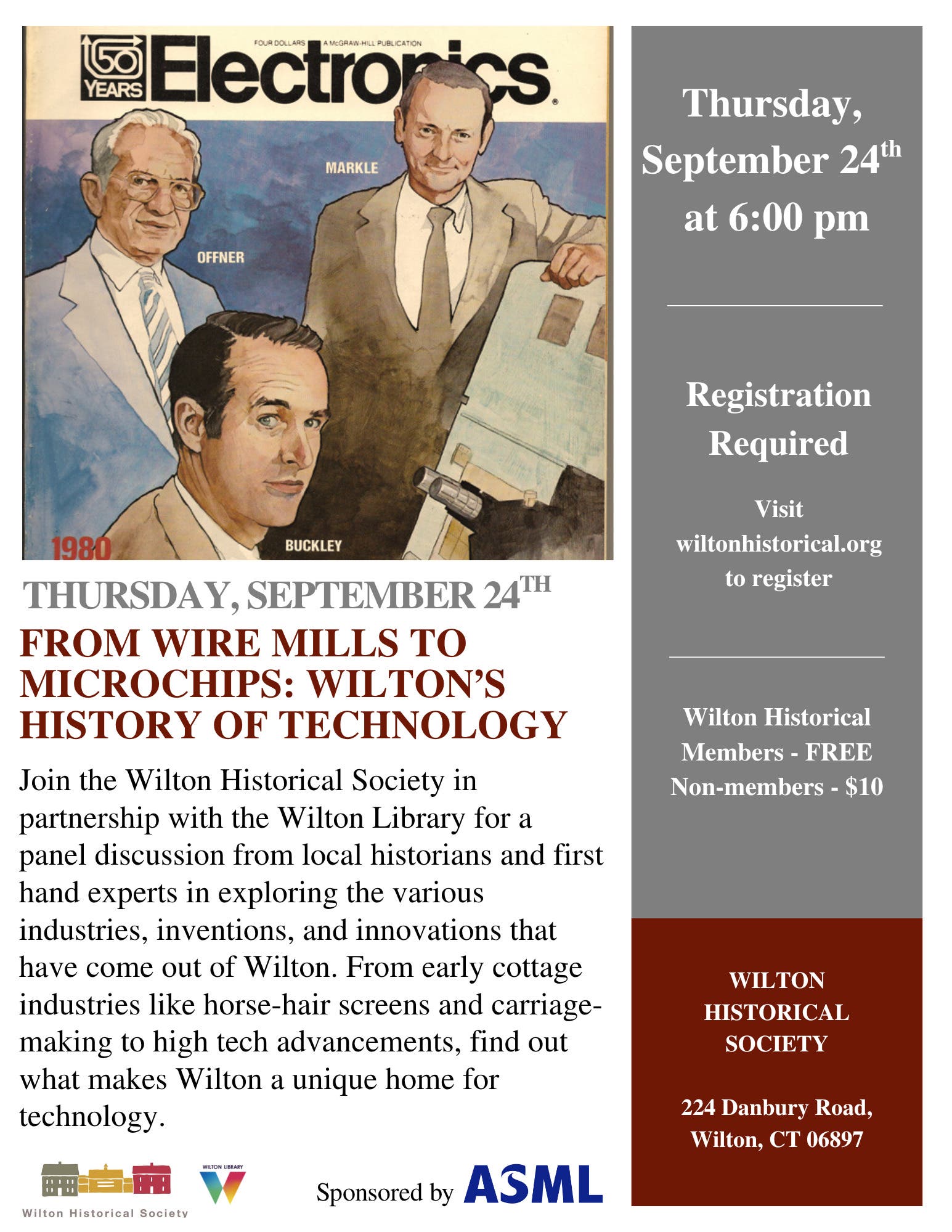 From Wire Mills to Microchips: Wilton’s History of Technology
