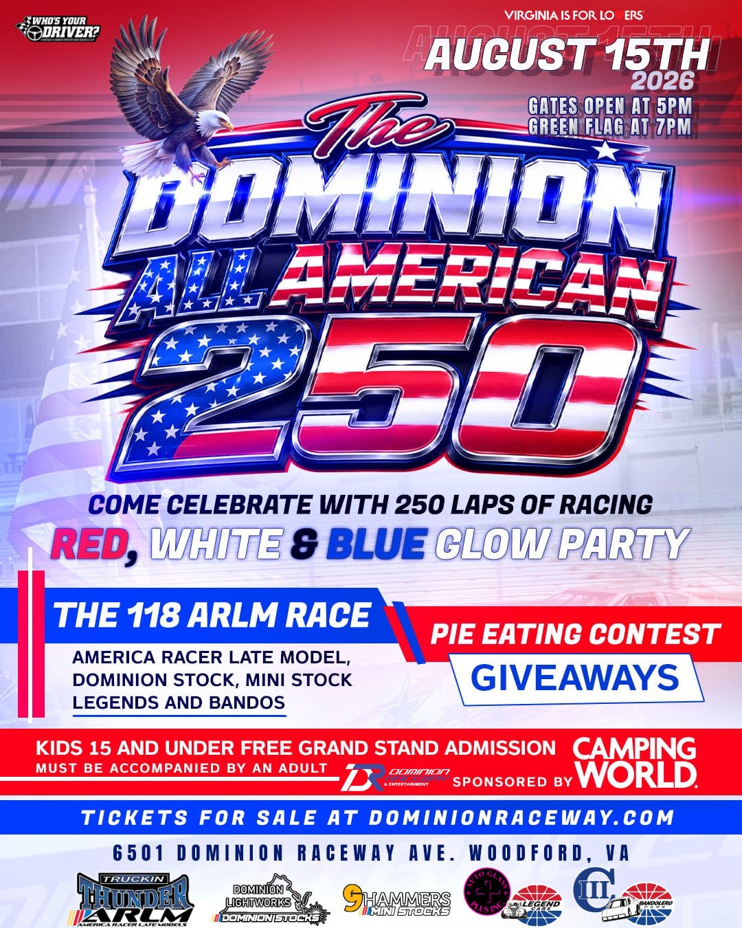 Dominion All American 250 NASCAR Local Race Night