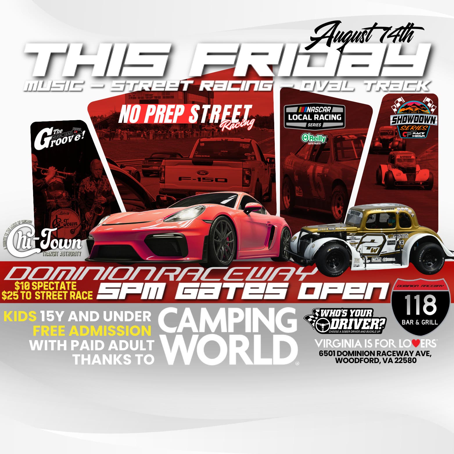 Drag Racing, Music, and OVAL Track Racing!