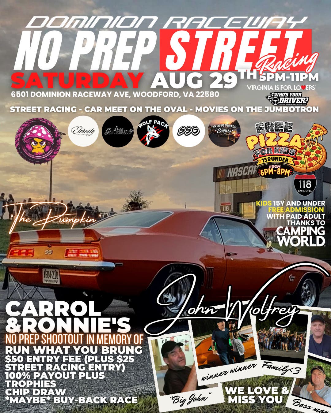 Saturday No Prep and FREE pizza for KIDS 