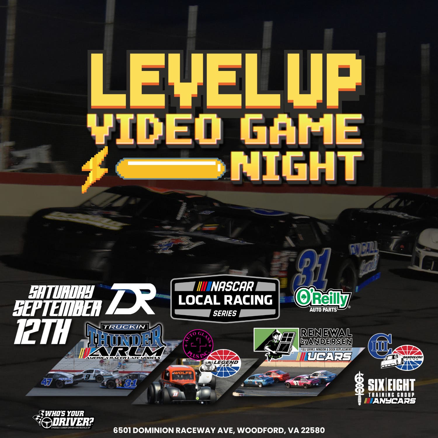 Level Up: πππππ ππππ πππππ at The NASCAR Races