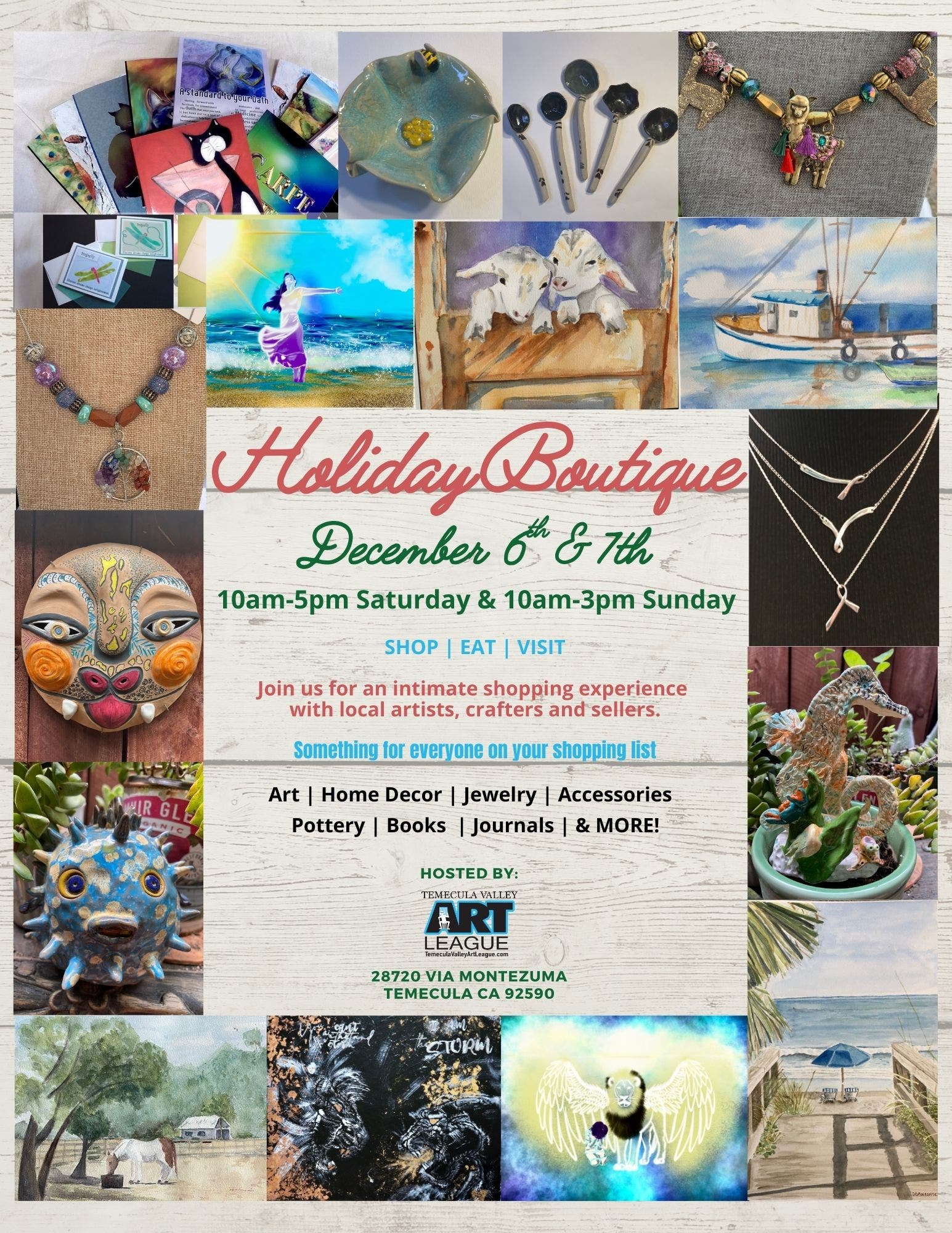 Holiday Boutique Event — A Celebration of Art, Heart & Community