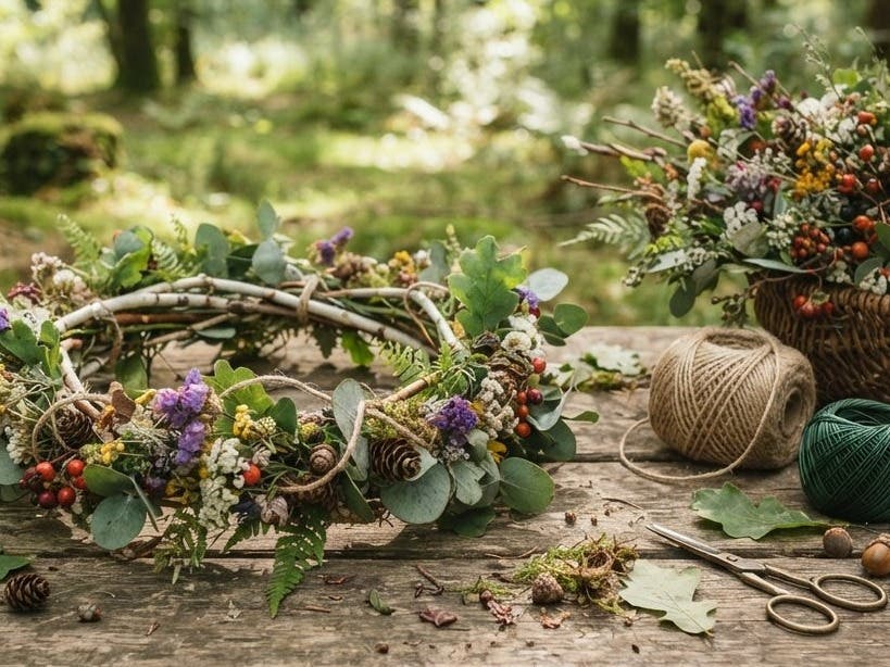 Create Your Own Crown from Nature's Offerings