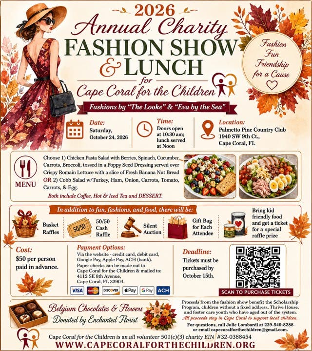 2026 Annual Charity Fashion Show & Lunch