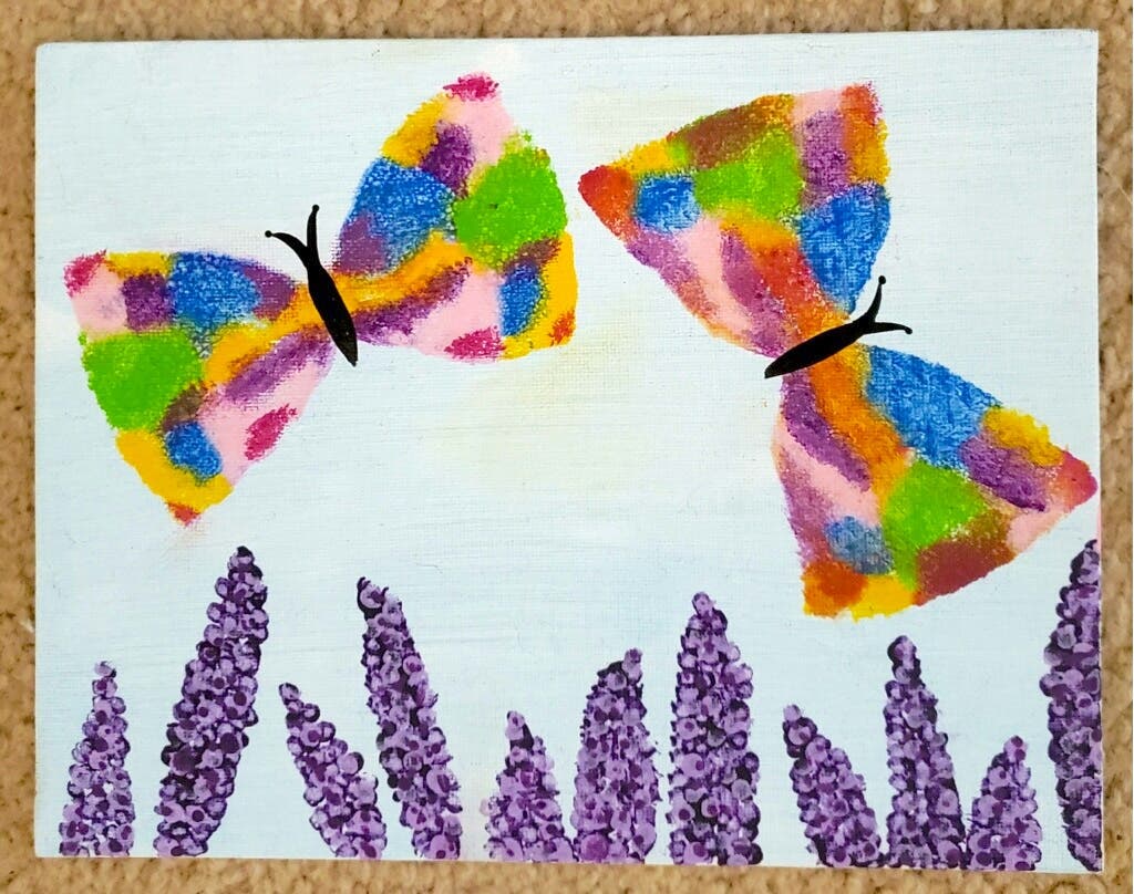 Learn to Paint a Fun Garden Scene (ages 5 and up)