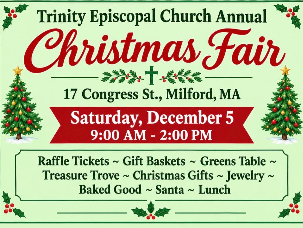 Christmas Fair - Trinity Church Milford, MA