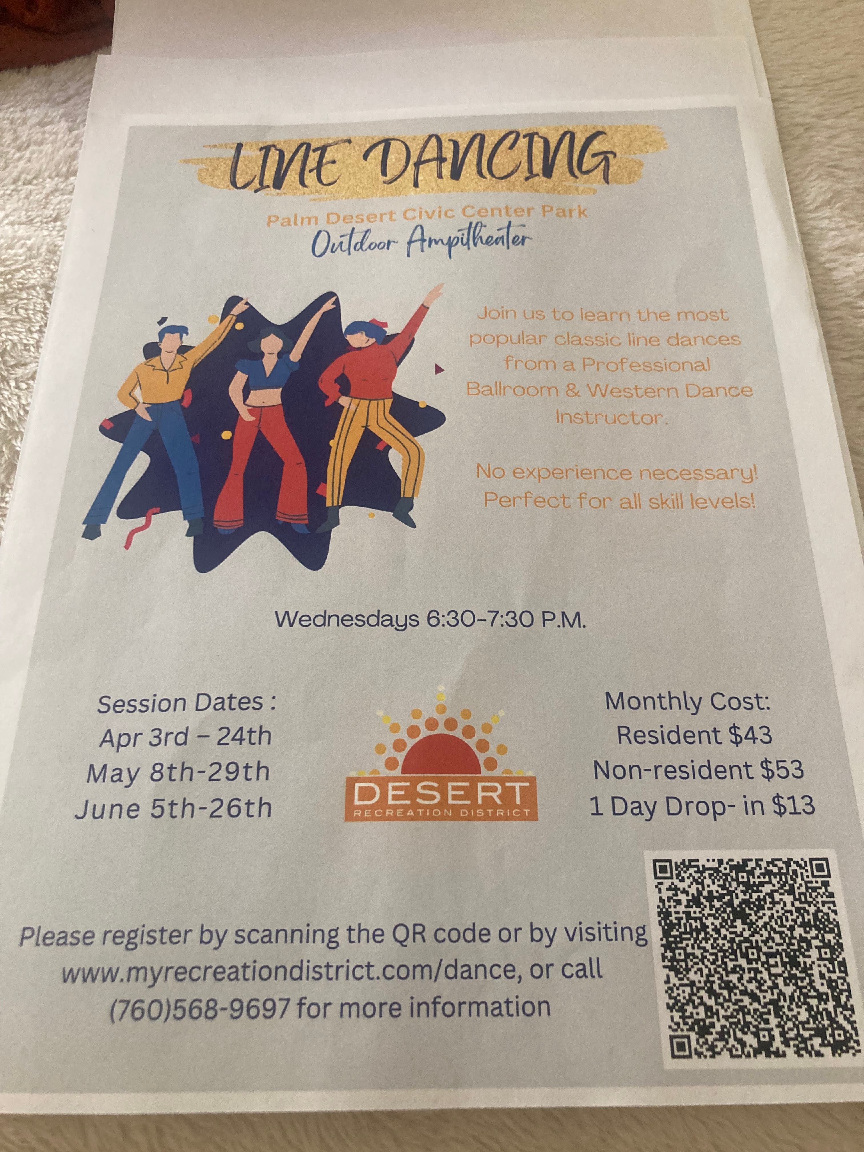 Jul 10 | Line Dancing & Ballroom, Swing, Salsa Lessons | Palm Desert ...