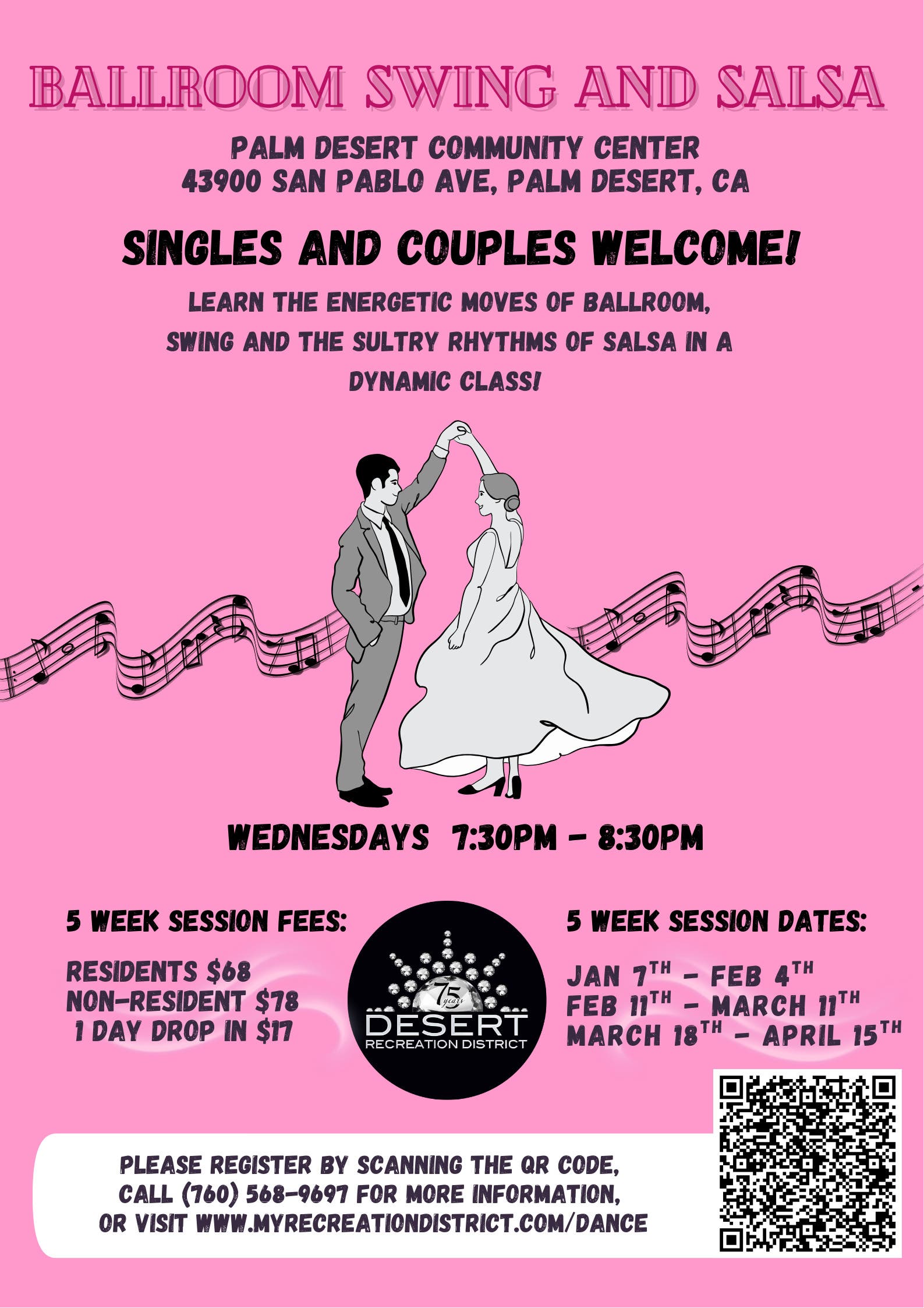 Ballroom, Swing & Salsa Dance Classes 