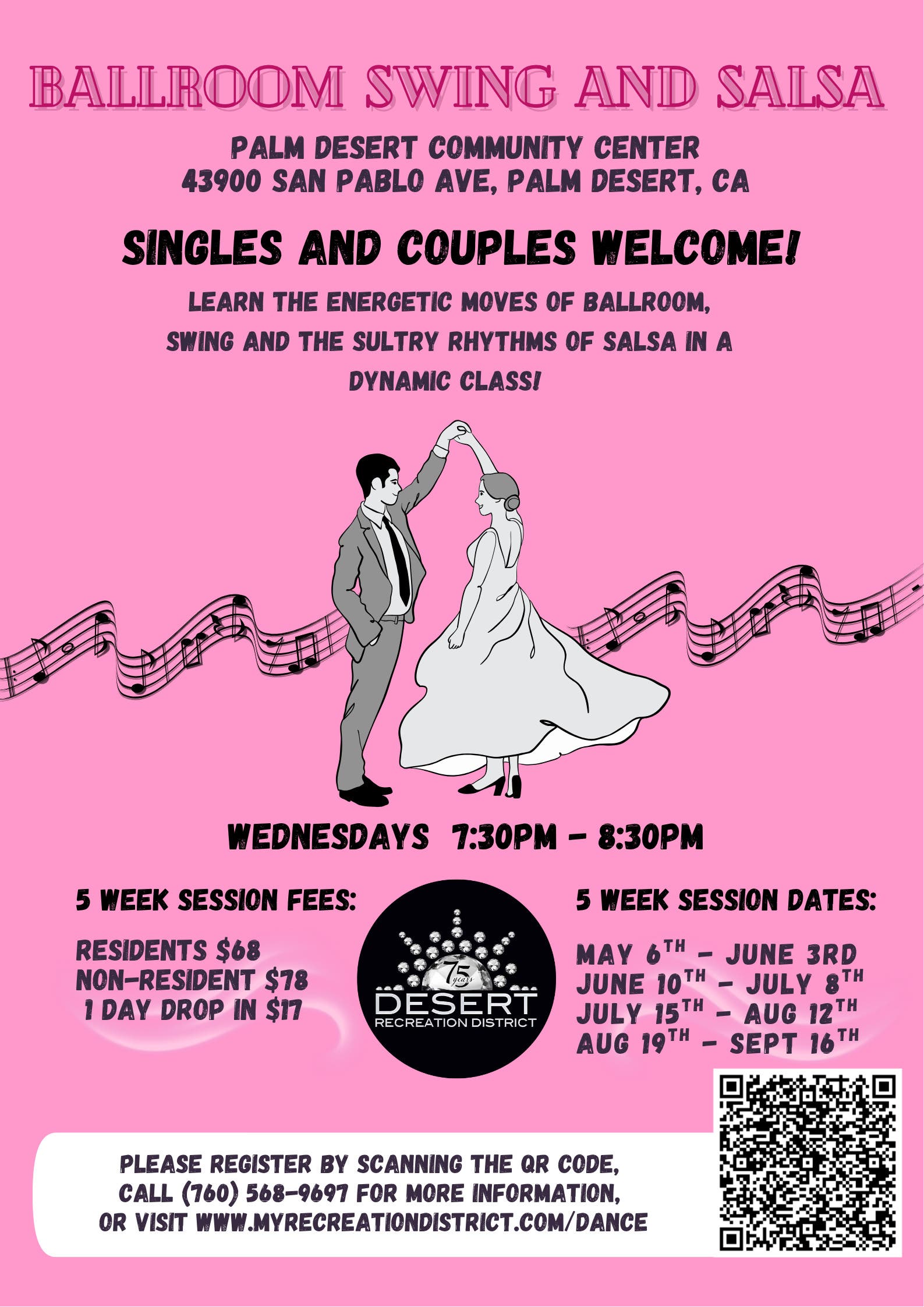 Ballroom, Swing & Salsa Dance Classes 