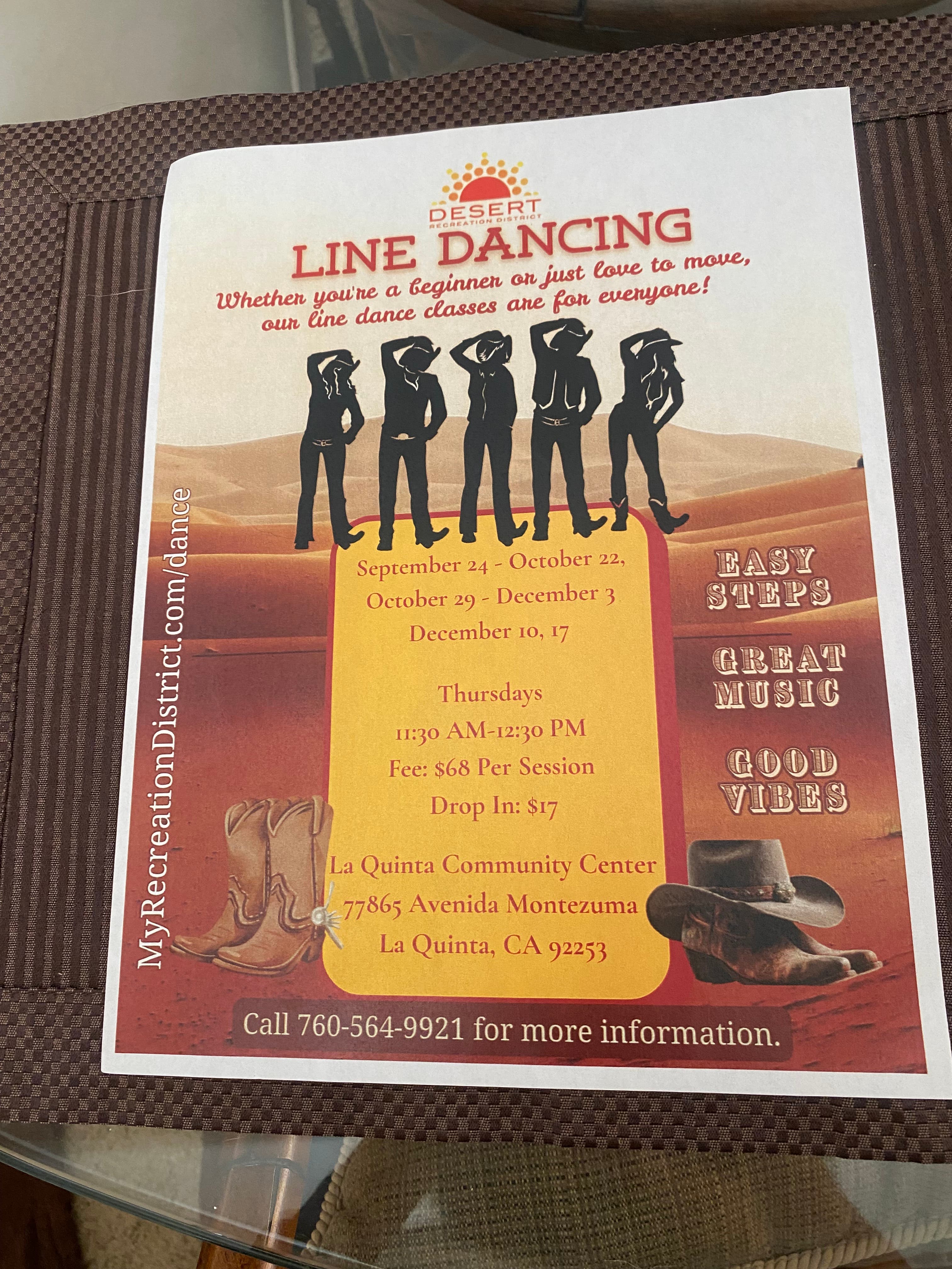 Line Dancing Lessons - La Quinta