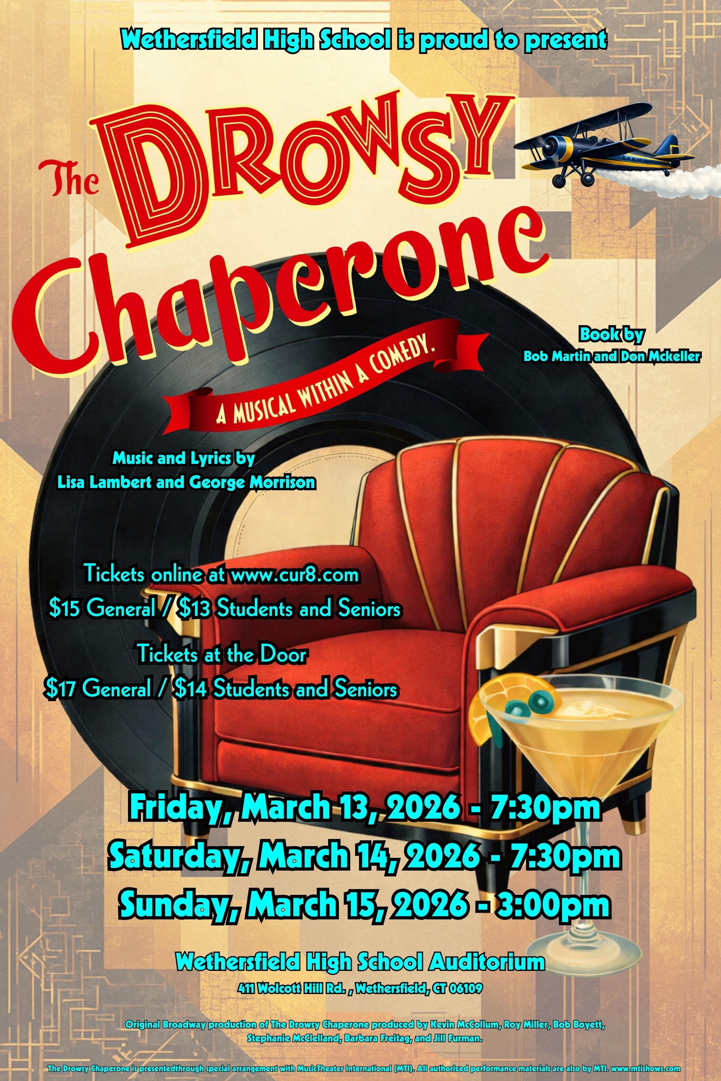 WHS Drama presents "The Drowsy Chaperone"