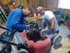 Resident Jonathan Olson conducts a Small Engine Maintenance & Repair workshop