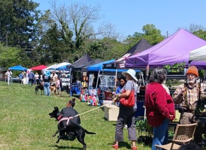 Come Celebrate National Pet Month at the Stone Mountain Village Paws and Peddlers Flea!