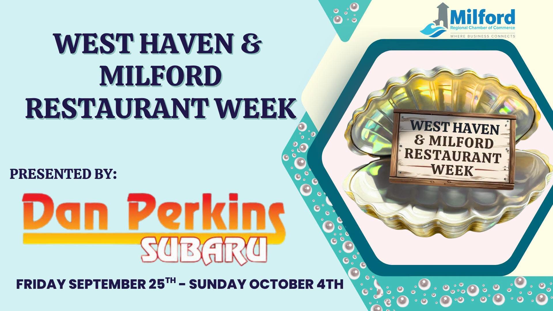 West Haven & Milford Restaurant Week 2026