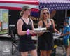 Emily Atkinson, VP Marketing at Best Friends Fur Ever, and Mary Steinebrunner, President of Best Friends Fur Ever, celebrate Chesapeake DockDogs' 20th Anniversary celebration.