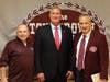 General Rapp with present Touchdown Club president Frank Doherty and former president Tom Lynch. 