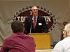 Major General William Rapp speaking at Arlington Touchdown Club on Veteran's Day.