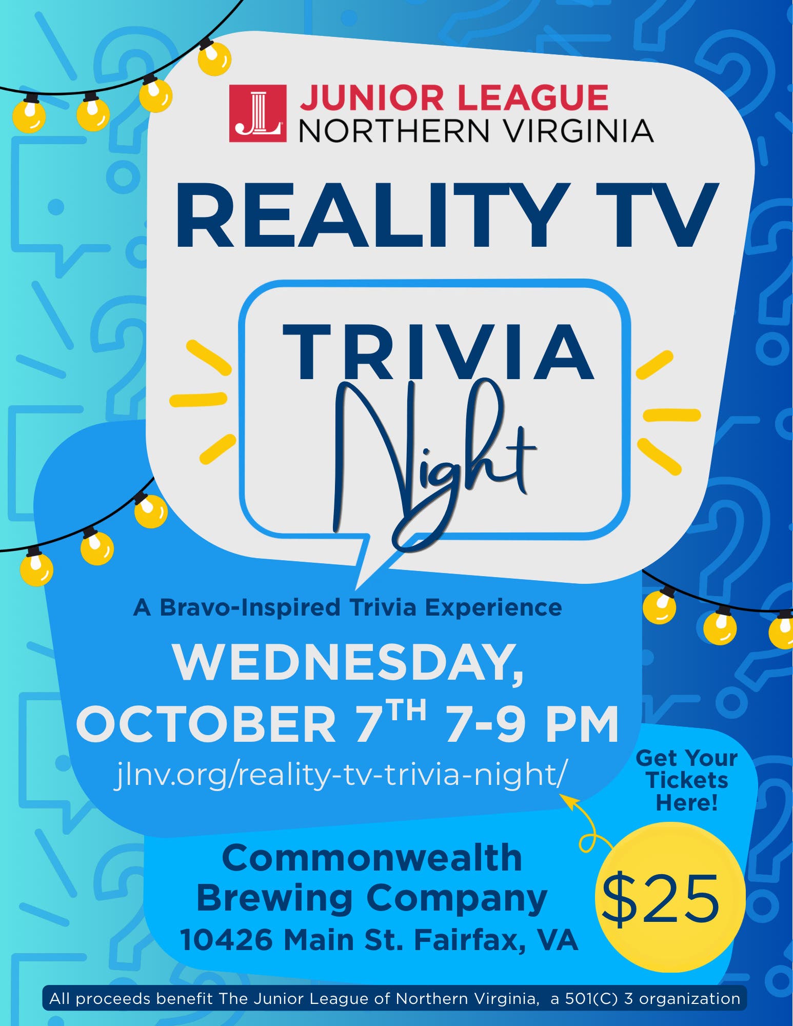 Reality TV Trivia Night!