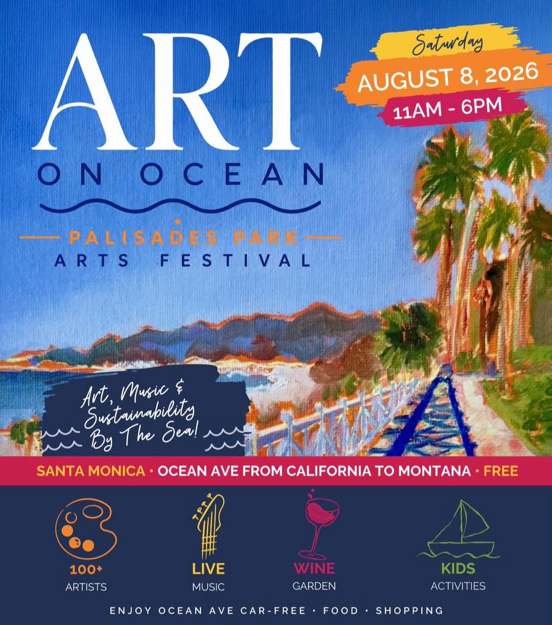 Art On Ocean: Palisades Park Arts Festival