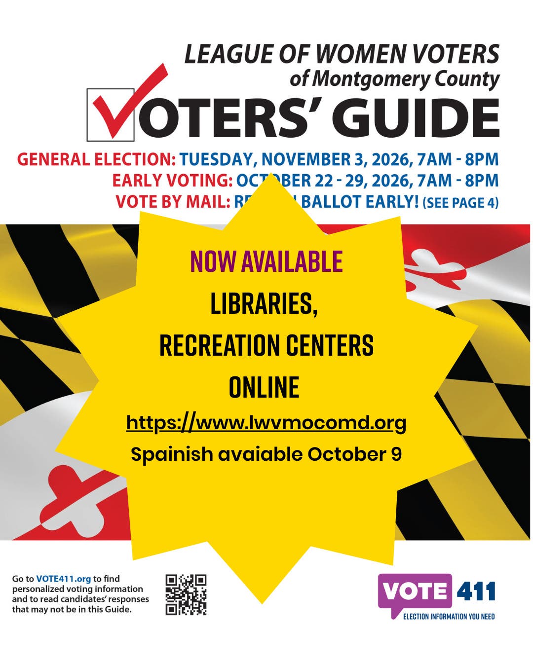 LWVMC Voters' Guide Now Available