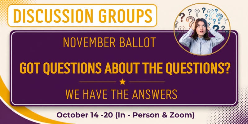 LWVMC November Election Ballot Questions Discussion