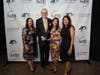 Fulfill President and CEO Triada Stampas (left) and Fulfill Board Chair Susan Kyrillos (far right) proudly presented New Jersey Governor Phil Murphy and First Lady Tammy Murphy with the Champion of Change Award