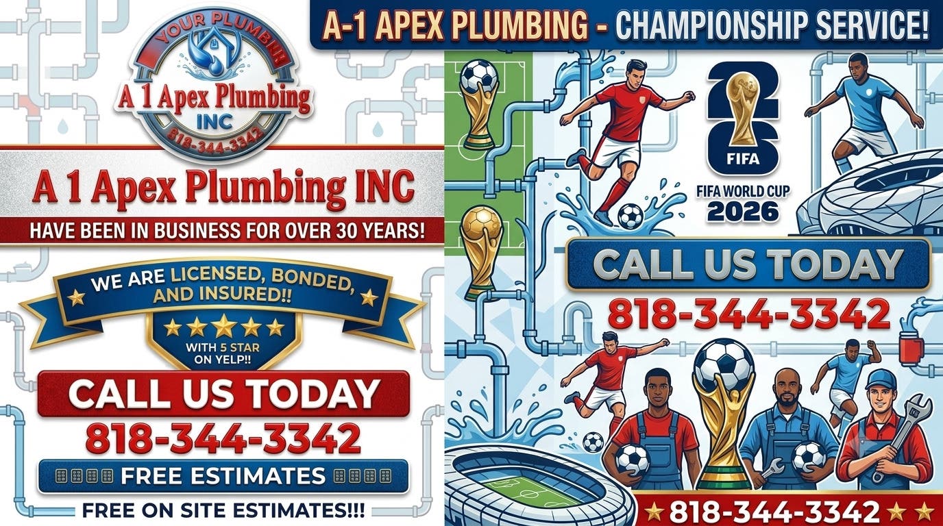 #1 PLUMIBNG COMPANY IN SHERMAN OAKS ! Call A-1 apex plumbing