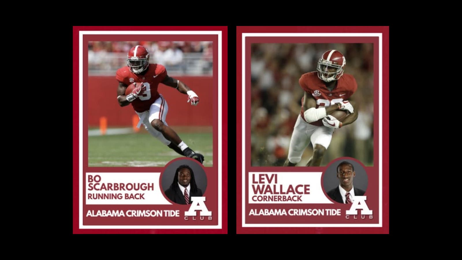 Honorary Captains Signing: Bo Scarbrough and Levi Wallace