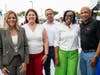 (L to R) YMCA of South Florida Board of Directors – Marilyn Pascual (Chair); Caridad Errazquin (Treasurer); Dr. Calvin Johnson; Arlene Coke; Conrad Coke