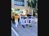The Rizzo family leads the Go Gold parade at JDCH.