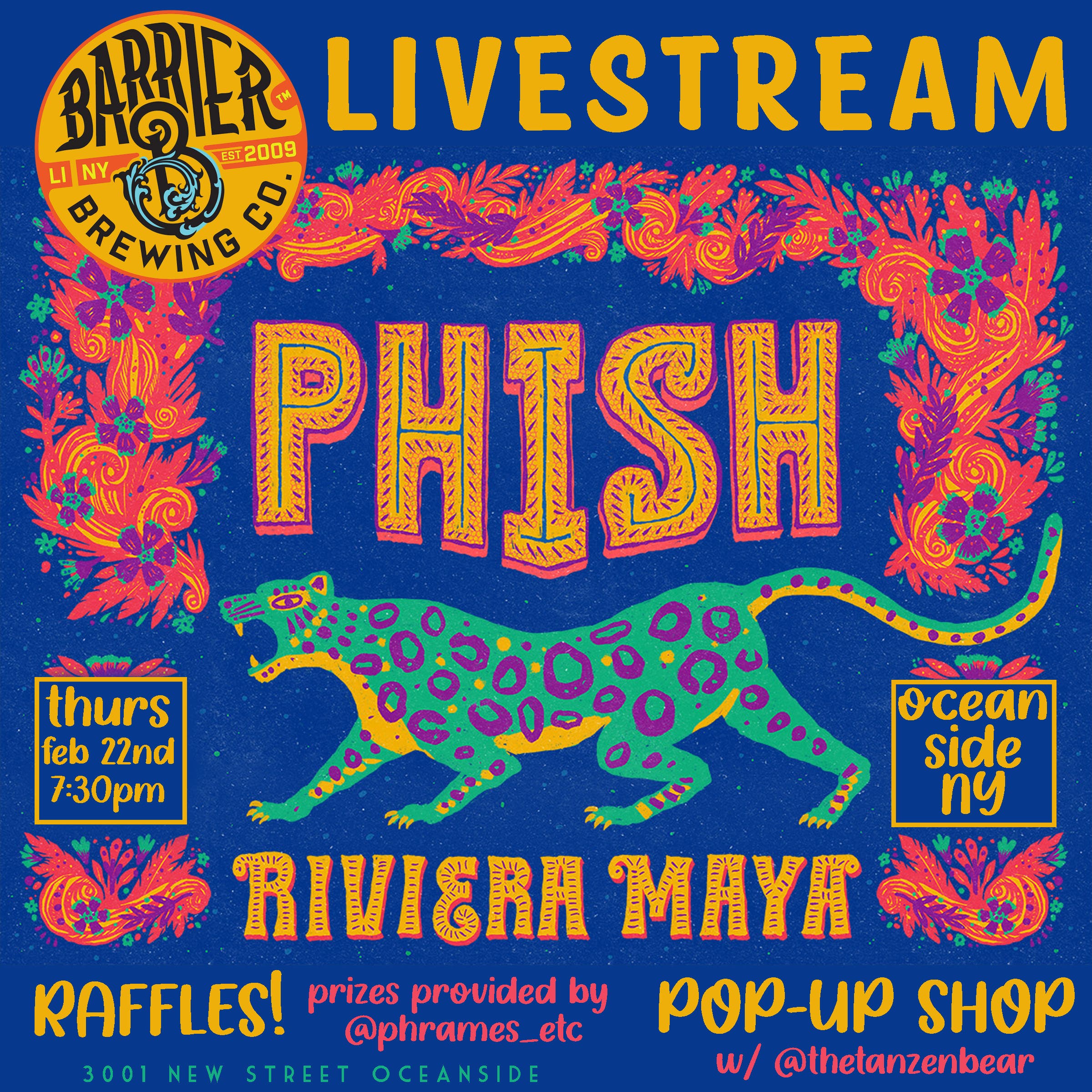 Feb 22 | Phish Livestream @ Barrier Brewing | Rockville Centre, NY Patch