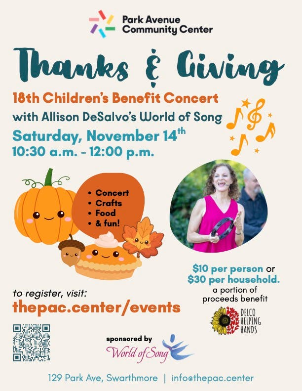 18th "Thanks & Giving" Children's Benefit Concert
