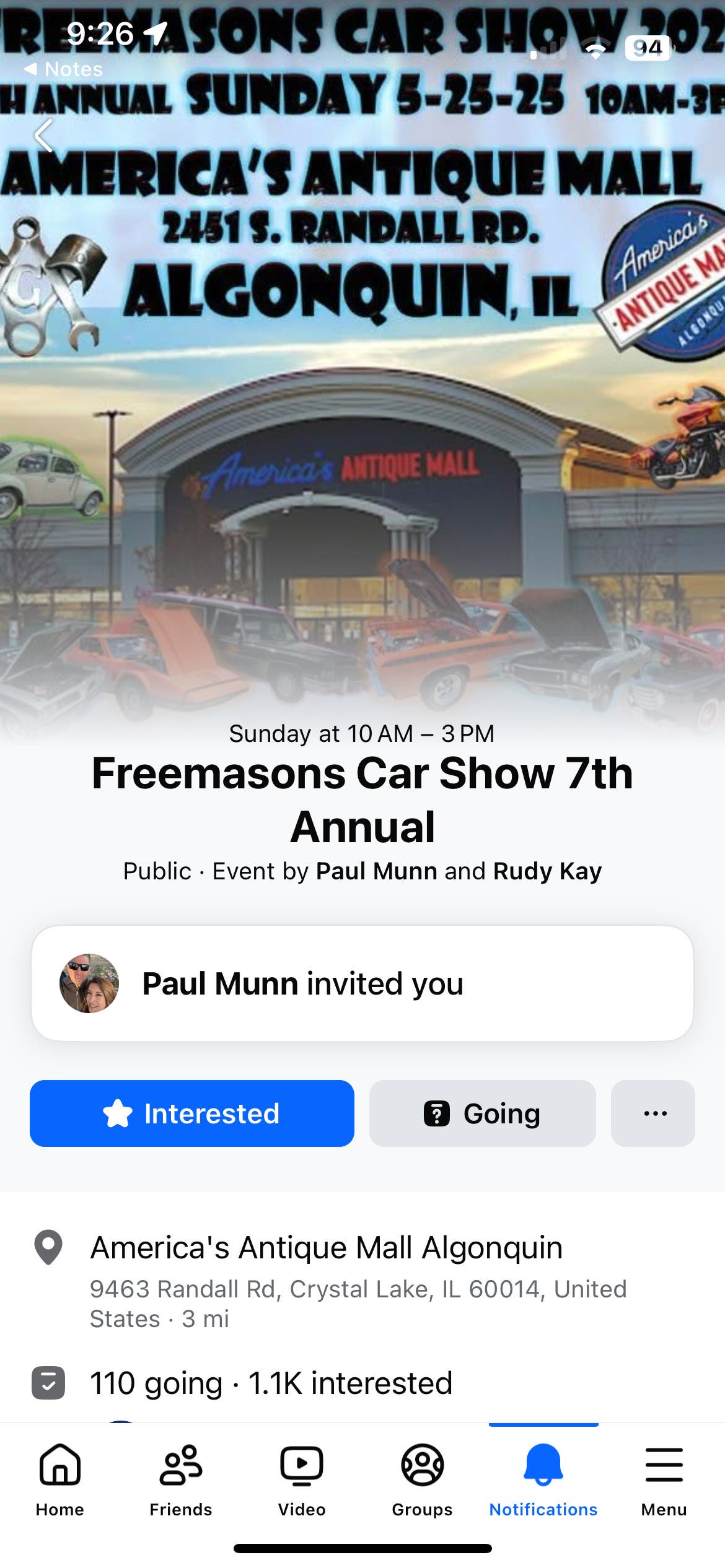 7th Annual Freemasons Car Show