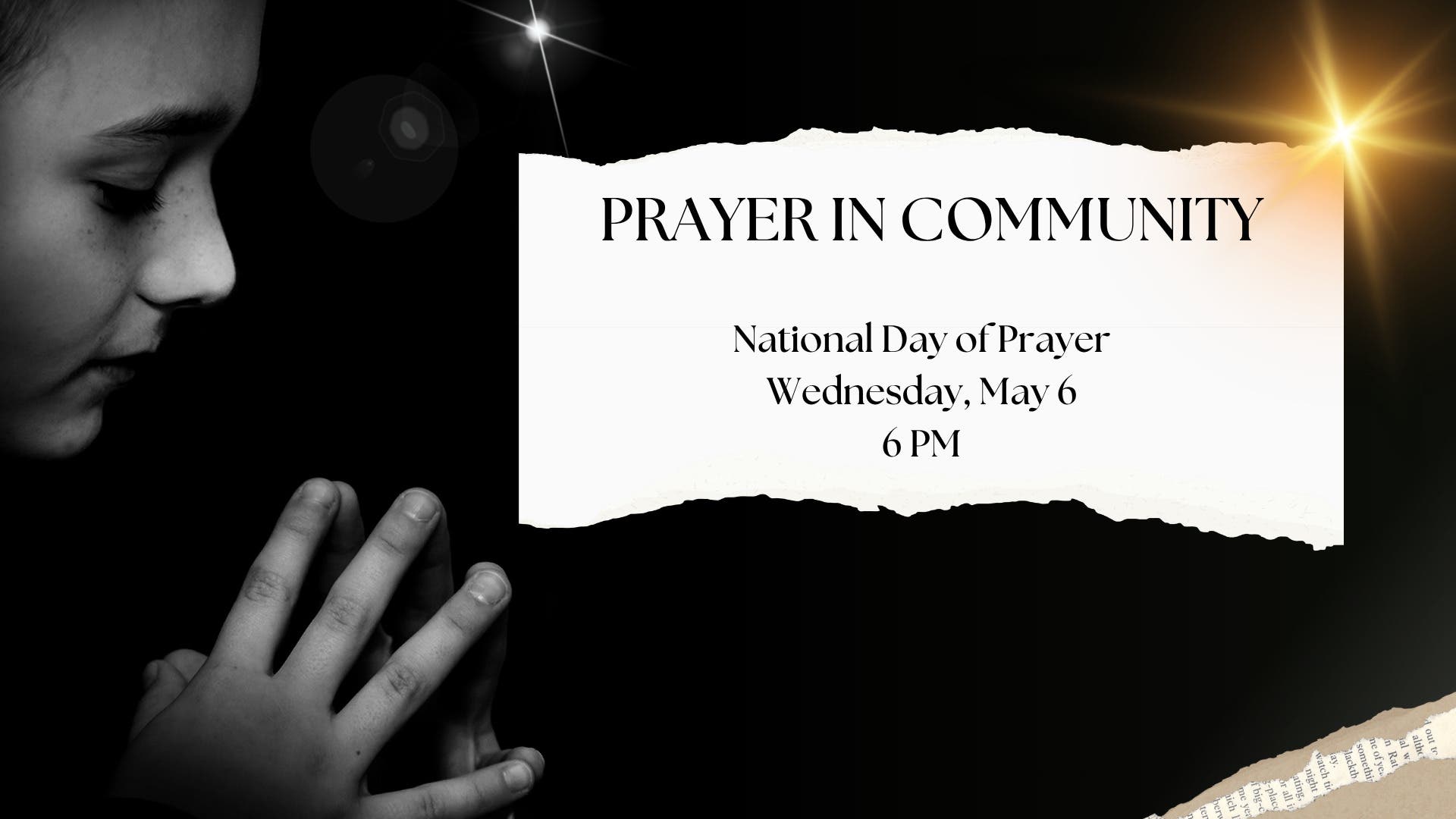 Supper and Prayer Walk