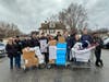 Subaru Ambassadors and Subies of the Corn Members delivering items to MorningStar Mission