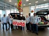 (L-R) Brandon Elliott - SOTC, Robert Barton - SOTC, Jen Nazimbek - Hawk Subaru, Mark Catuara - Hawk Subaru, Sean McDermott - Hawk Subaru, Christine Hill - SOTC, J. Mykel Hill - SOTC, Matt Yazumbek - SOTC