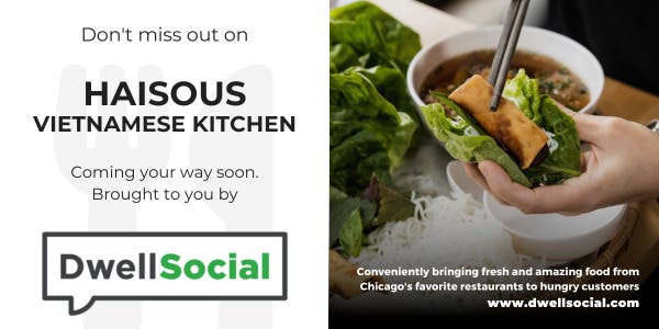 Fine dining at home HaiSous Vietnamese Kitchen is coming your way! Order by 11am.