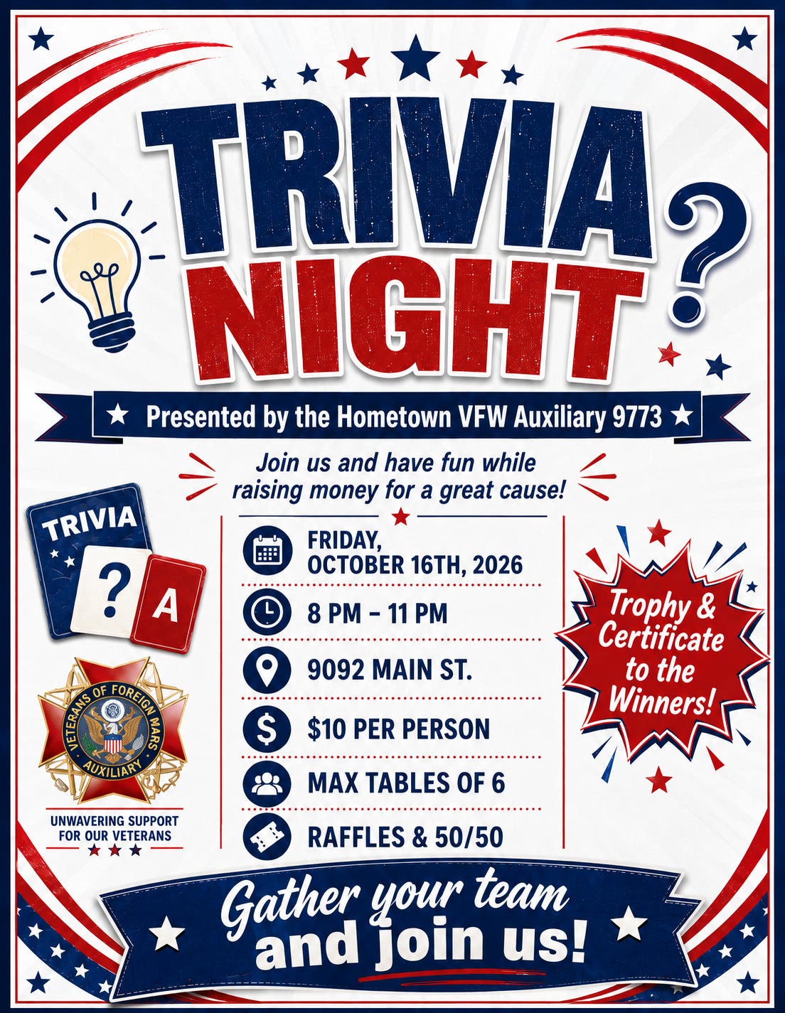 Trivia Night Fundraiser 