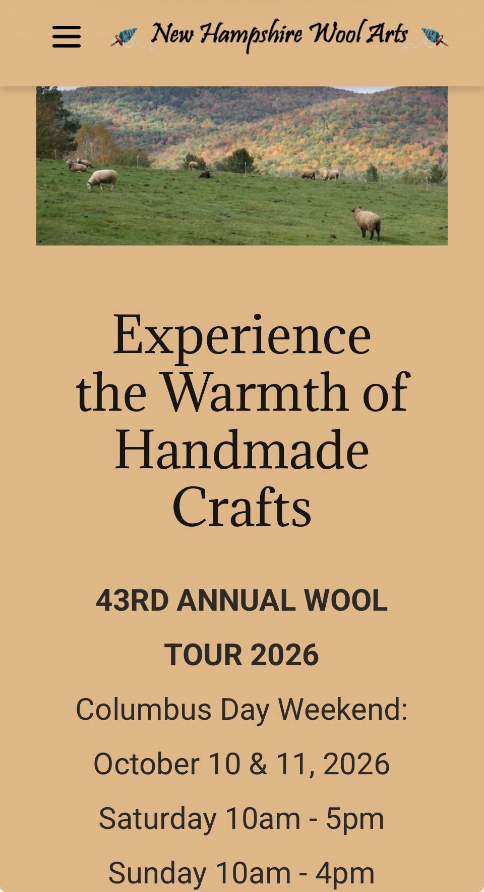 NH Wool Arts Tour
