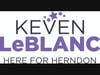Herndon Mayoral Candidate Logo: Keven LeBlanc Here for Herndon 